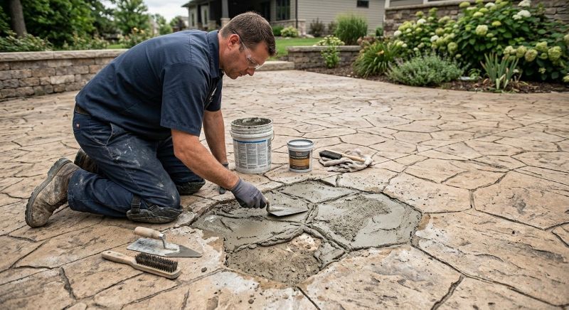 Decorative Concrete Repair in Gig Harbor, WA