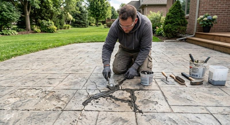 Decorative Concrete Repair in Delray Beach, FL